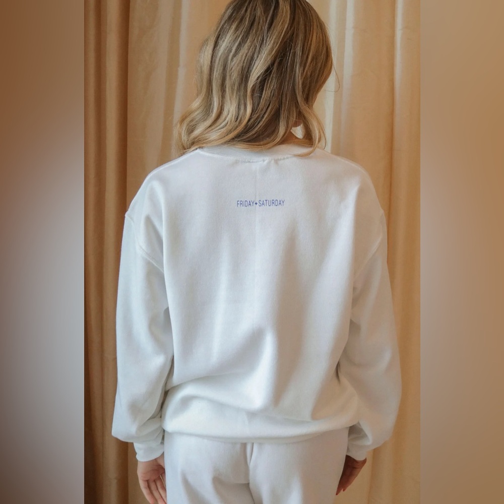 *24 HOUR SALE* Going To The Chapel White Sweatpants Set - Picture 8 of 11